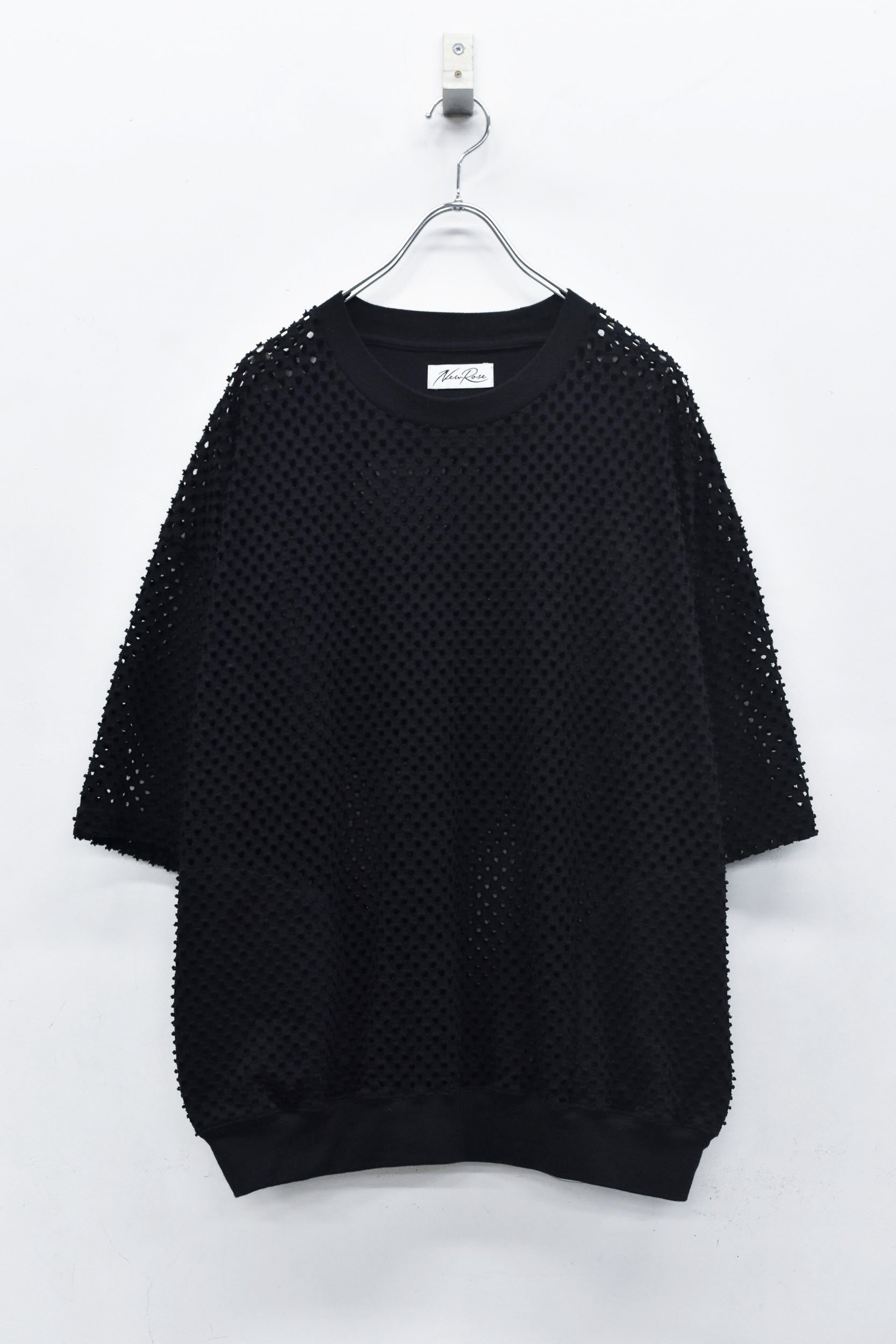 Punched Fabric Side Pocket T-shirt