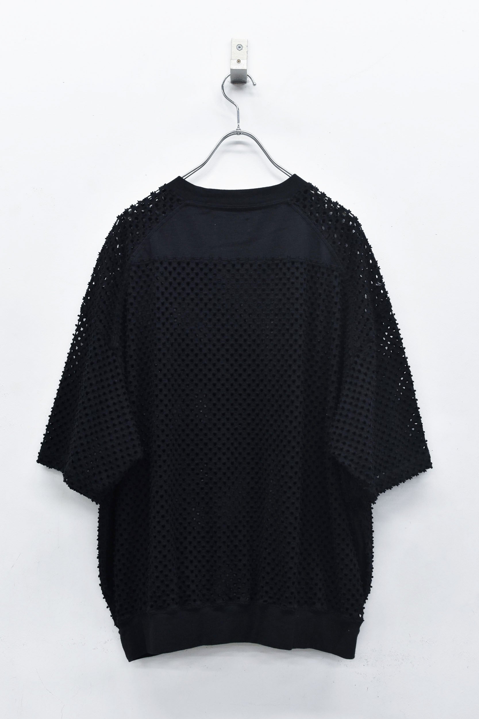 Punched Fabric Side Pocket T-shirt
