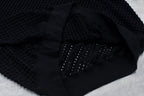Punched Fabric Side Pocket T-shirt