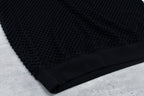 Punched Fabric Long-sleeved Polo Shirt