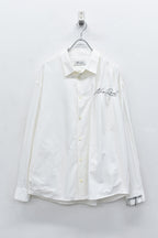 Embroidery Wrinklework Long-sleeve Shirt