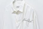 Embroidery Wrinklework Long-sleeve Shirt