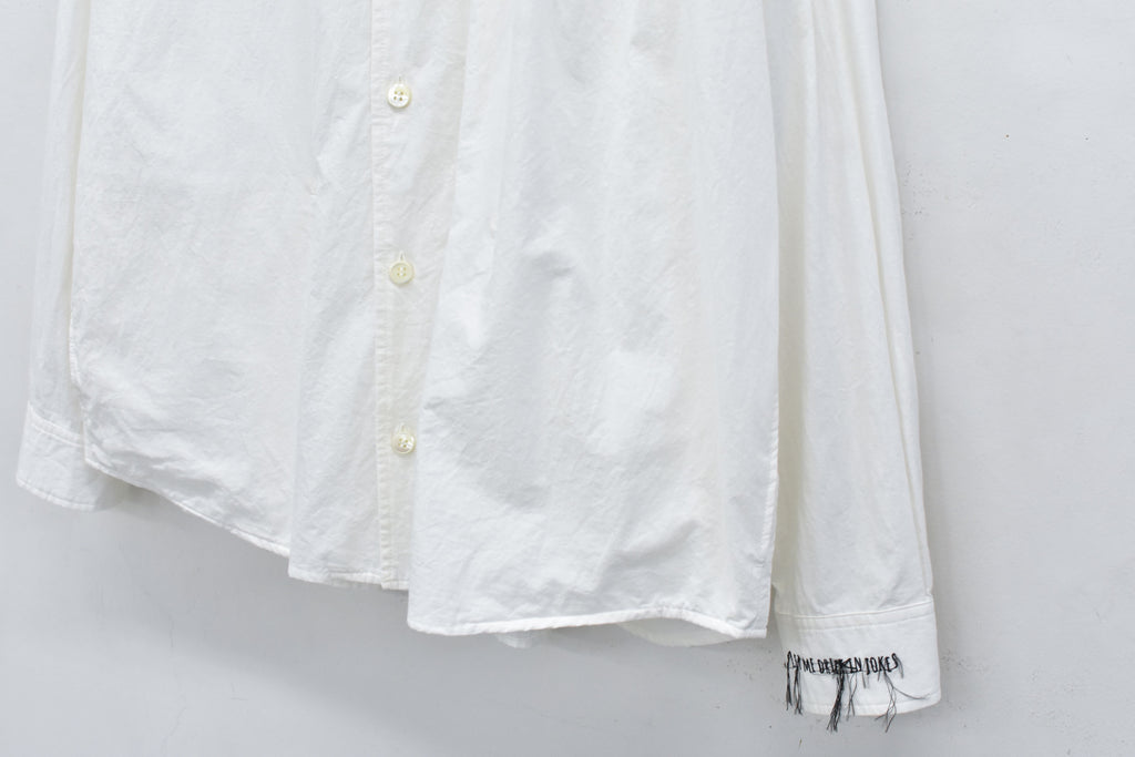 Embroidery Wrinklework Long-sleeve Shirt