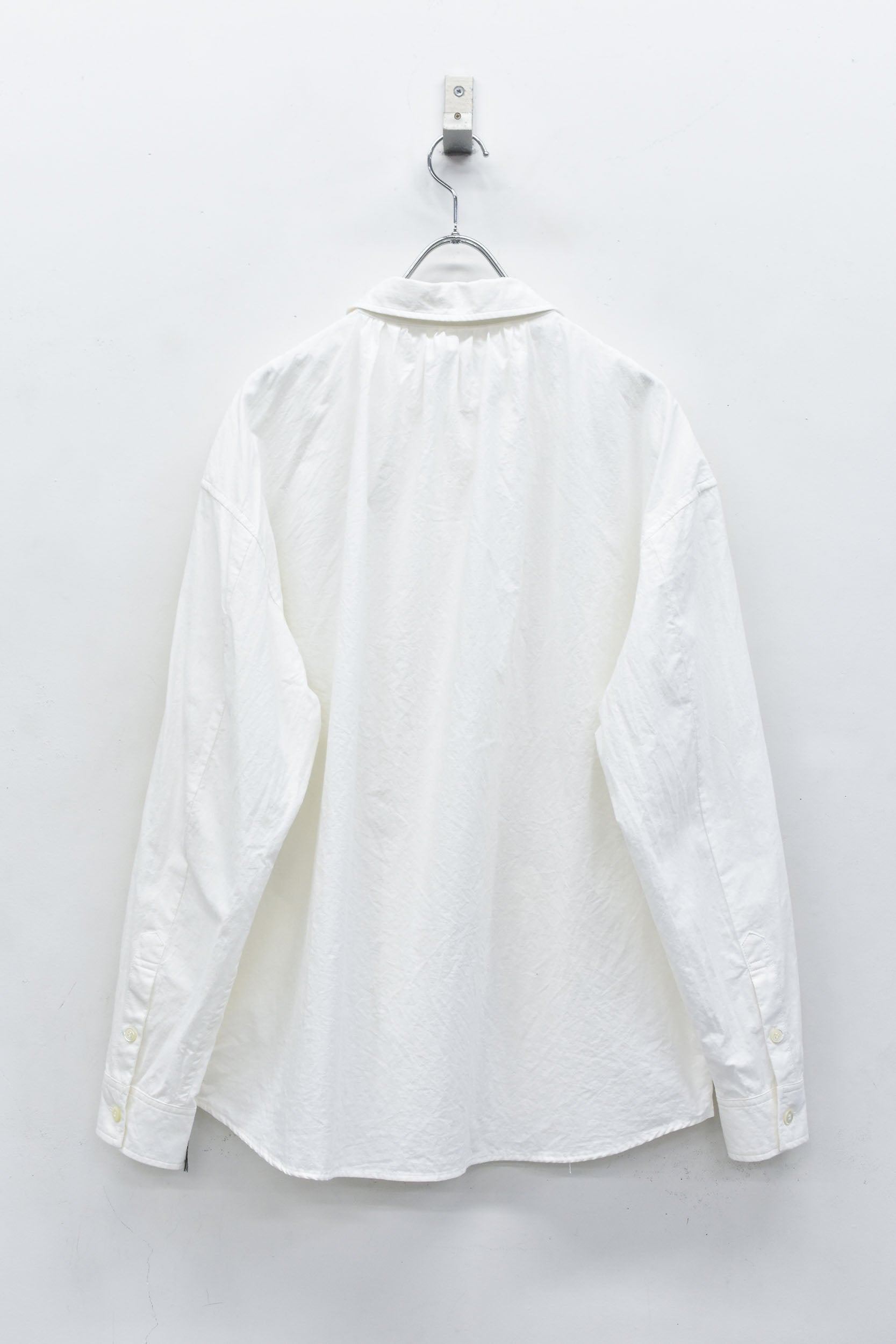 Embroidery Wrinklework Long-sleeve Shirt