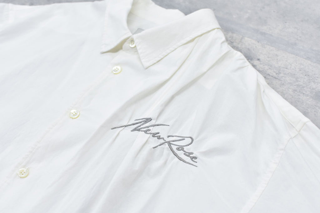 Embroidery Wrinklework Long-sleeve Shirt