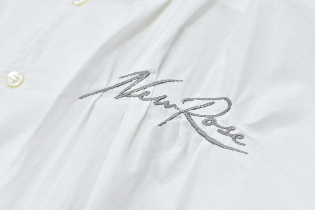Embroidery Wrinklework Long-sleeve Shirt