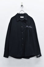 Embroidery Wrinklework Long-sleeve Shirt
