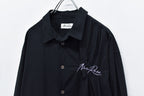 Embroidery Wrinklework Long-sleeve Shirt