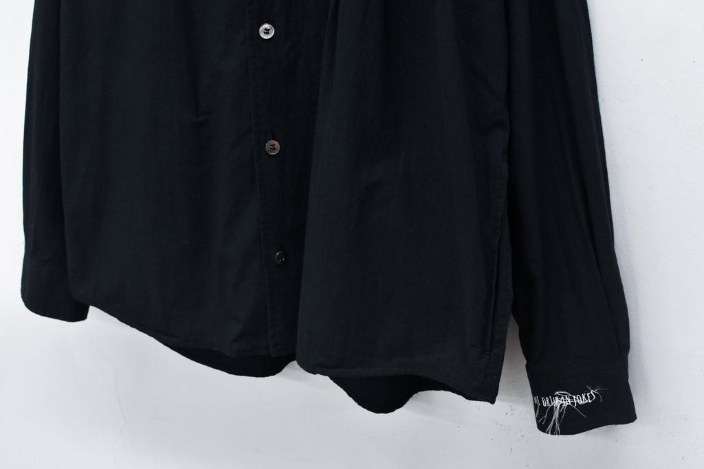 Embroidery Wrinklework Long-sleeve Shirt