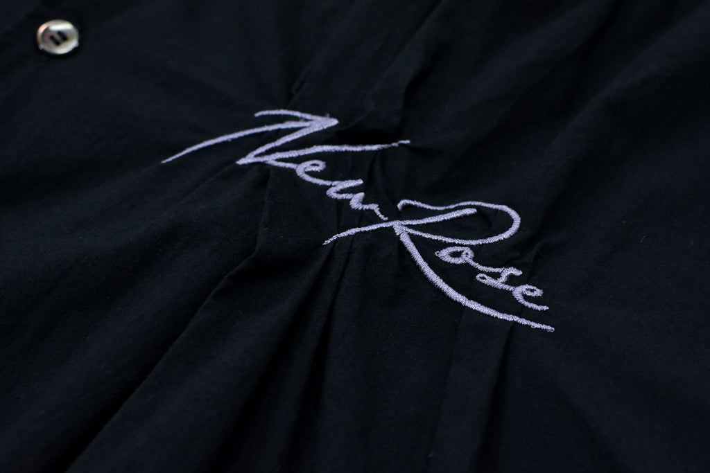 Embroidery Wrinklework Long-sleeve Shirt