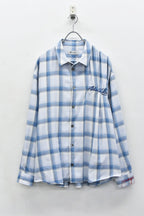 Embroidery Wrinklework Long-sleeve Shirt