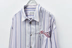 Embroidery Wrinklework Long-sleeve Shirt