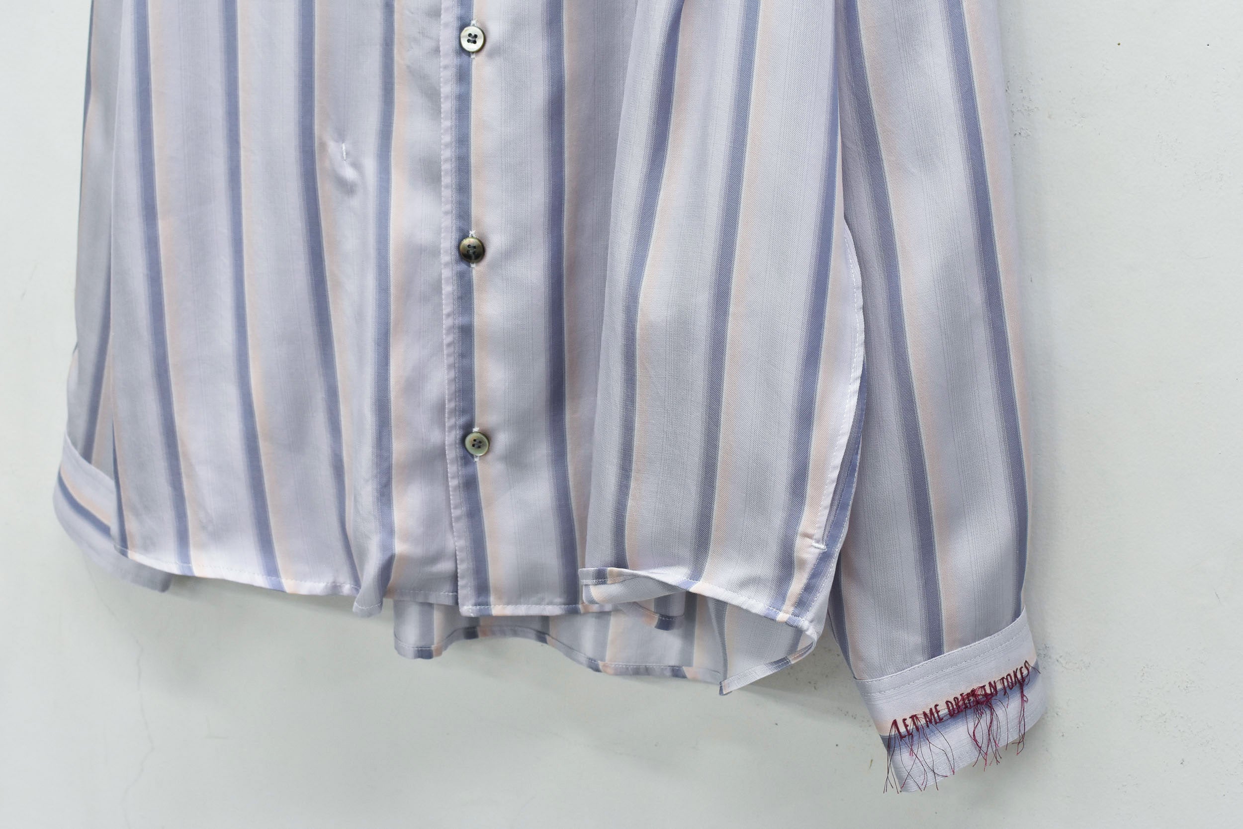 Embroidery Wrinklework Long-sleeve Shirt