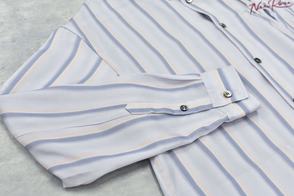 Embroidery Wrinklework Long-sleeve Shirt