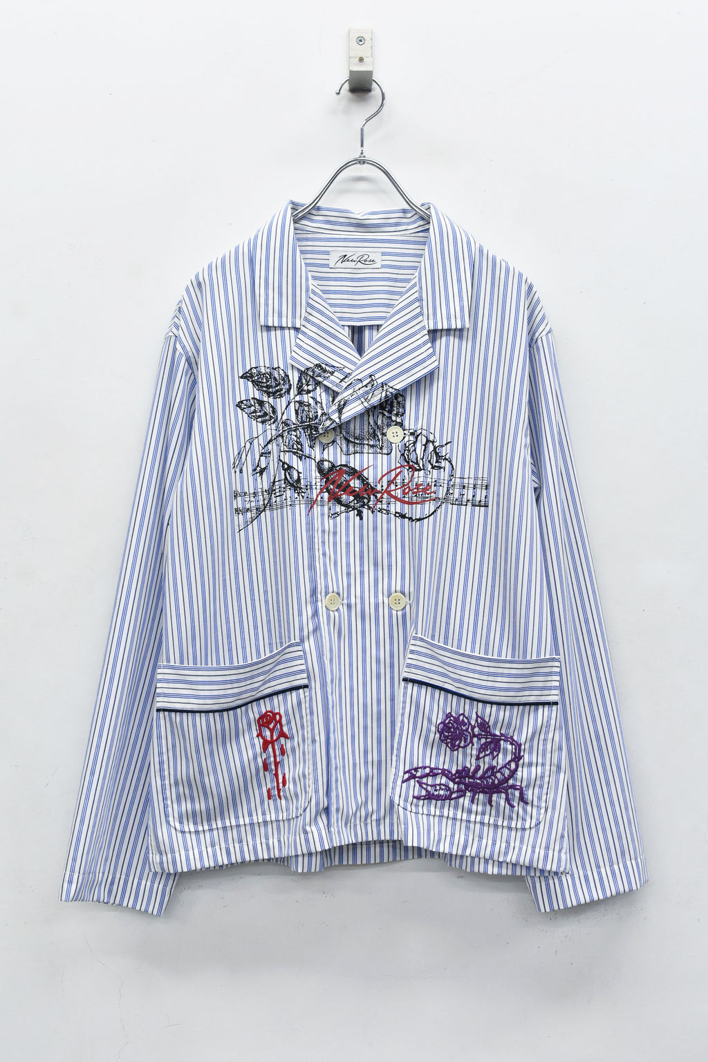Pajama Jacket / Embroidery,Print