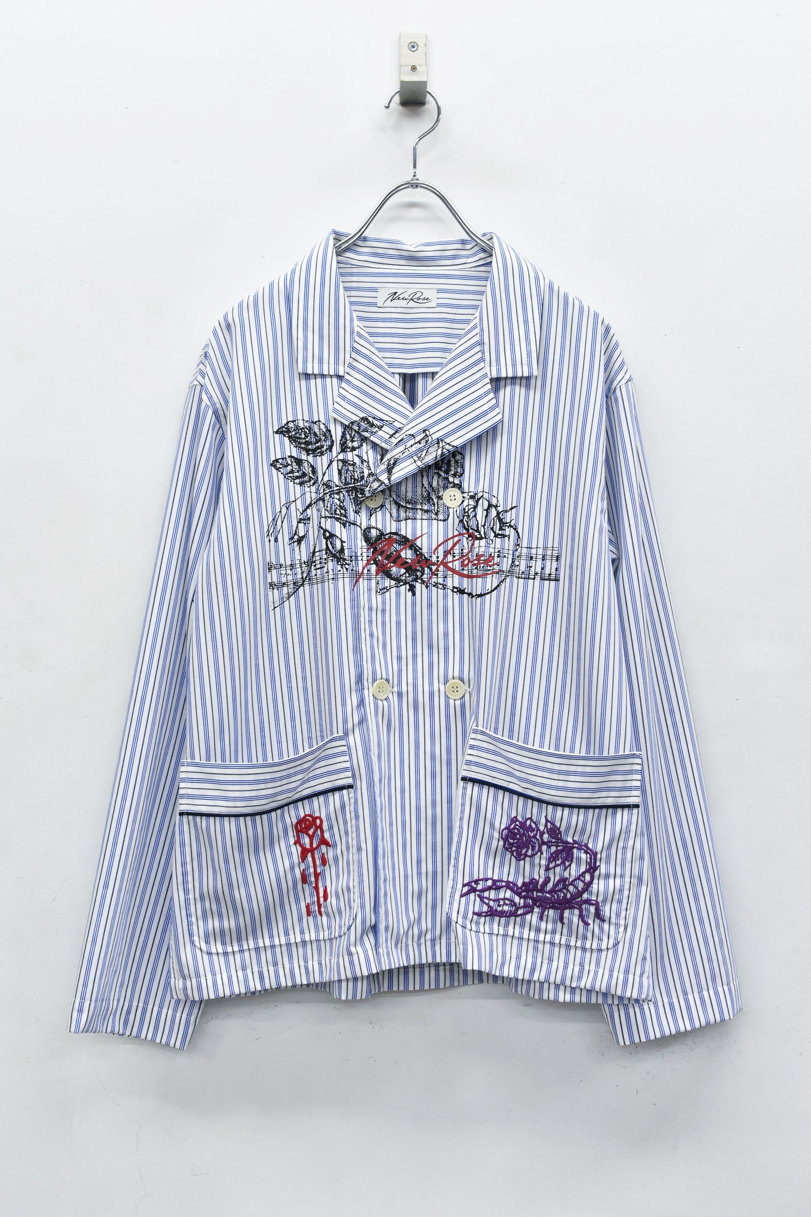 Pajama Jacket / Embroidery,Print