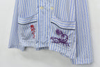 Pajama Jacket / Embroidery,Print