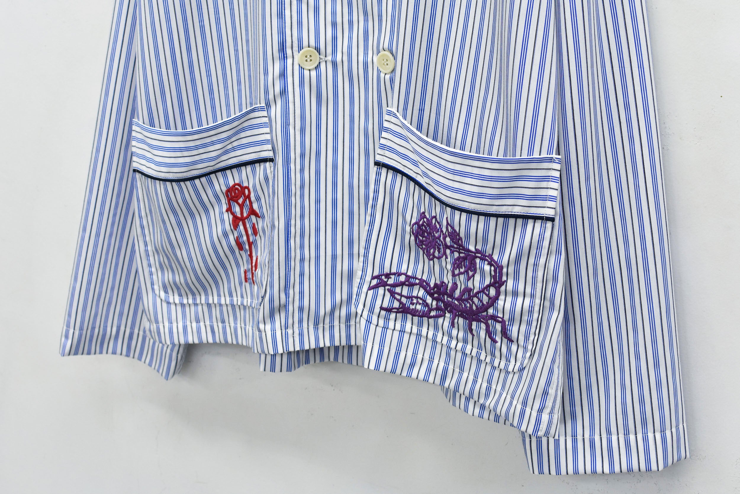 Pajama Jacket / Embroidery,Print