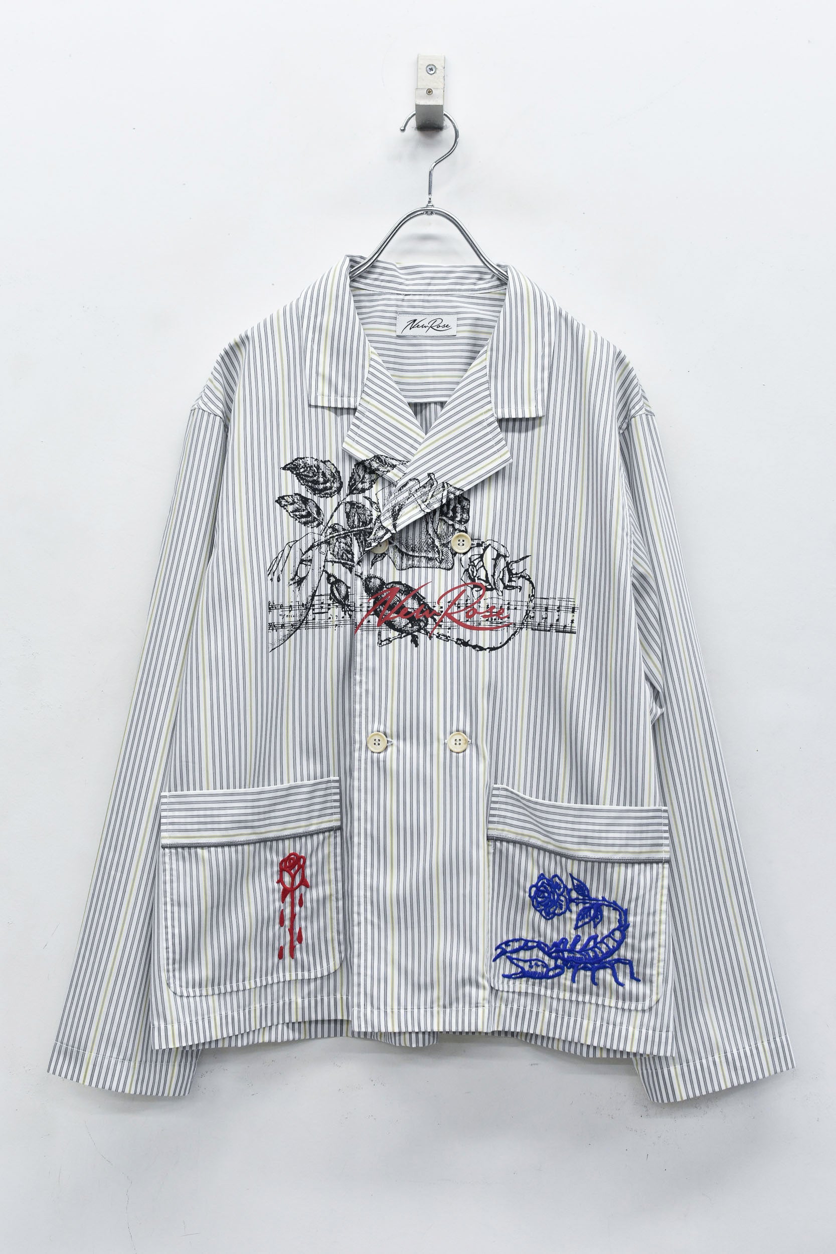 Pajama Jacket / Embroidery,Print