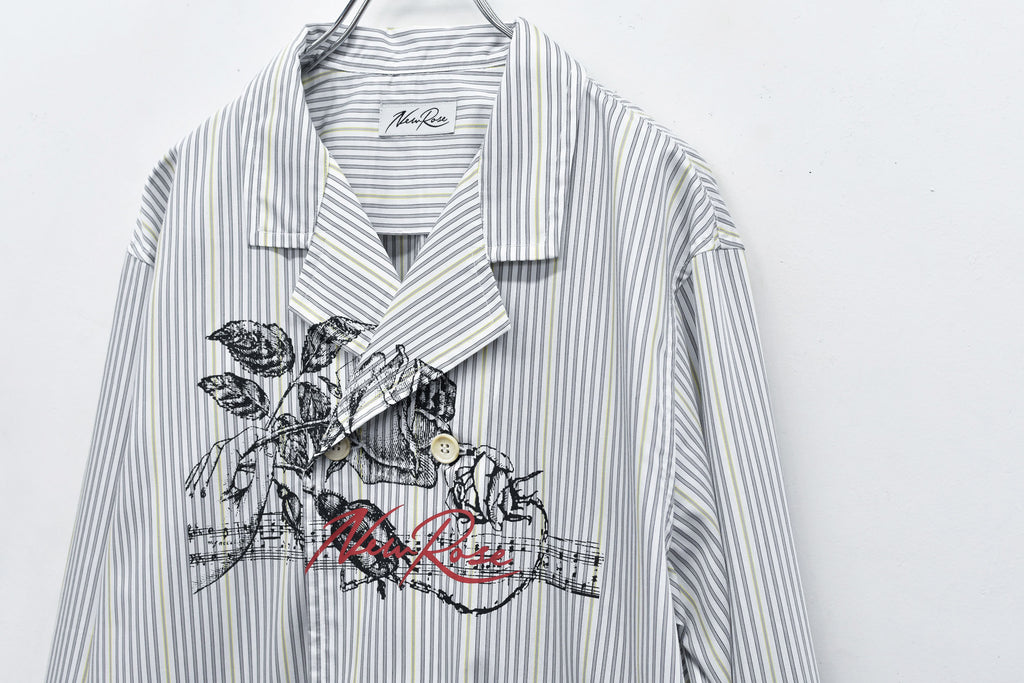 Pajama Jacket / Embroidery,Print