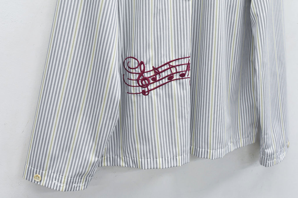 Pajama Jacket / Embroidery,Print