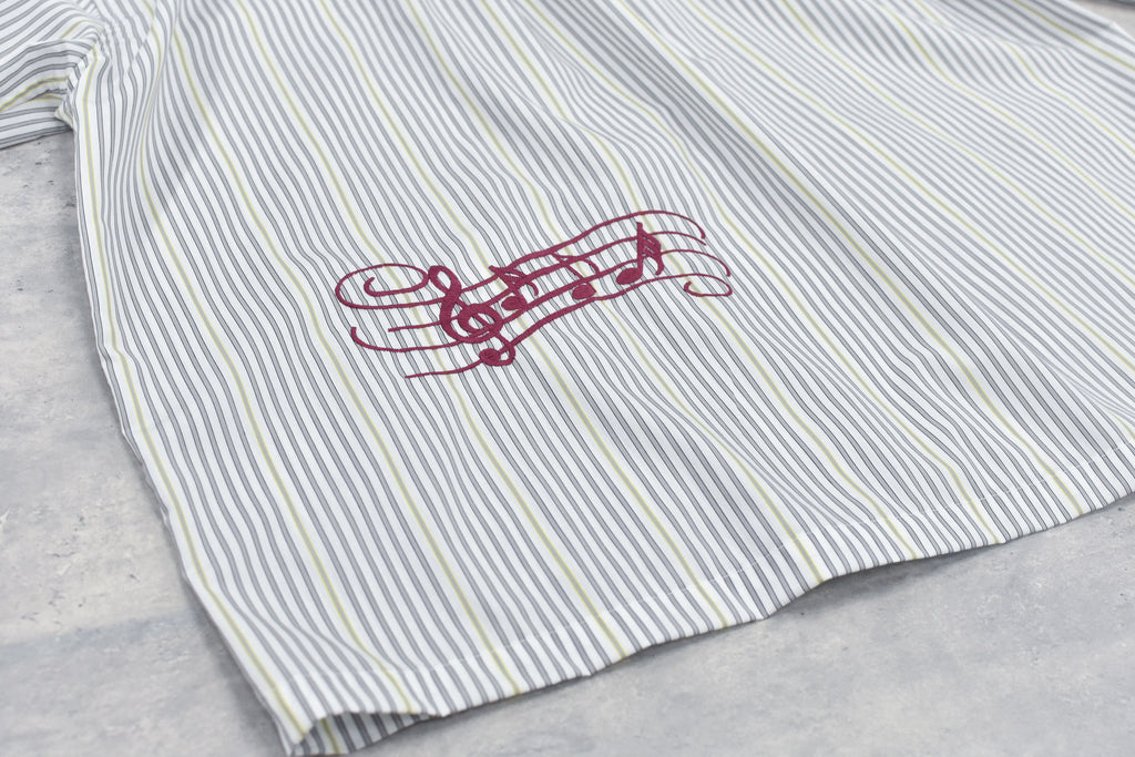 Pajama Jacket / Embroidery,Print