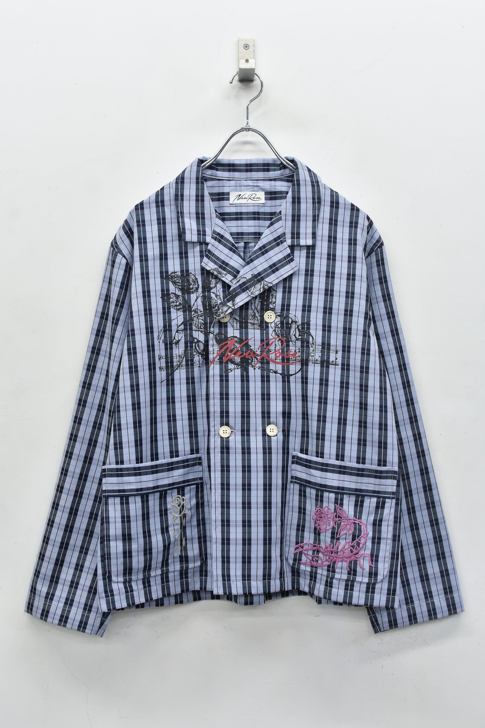 Pajama Jacket / Embroidery,Print