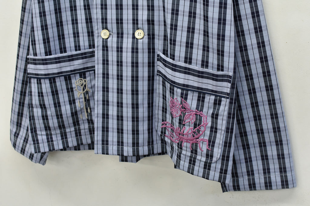Pajama Jacket / Embroidery,Print