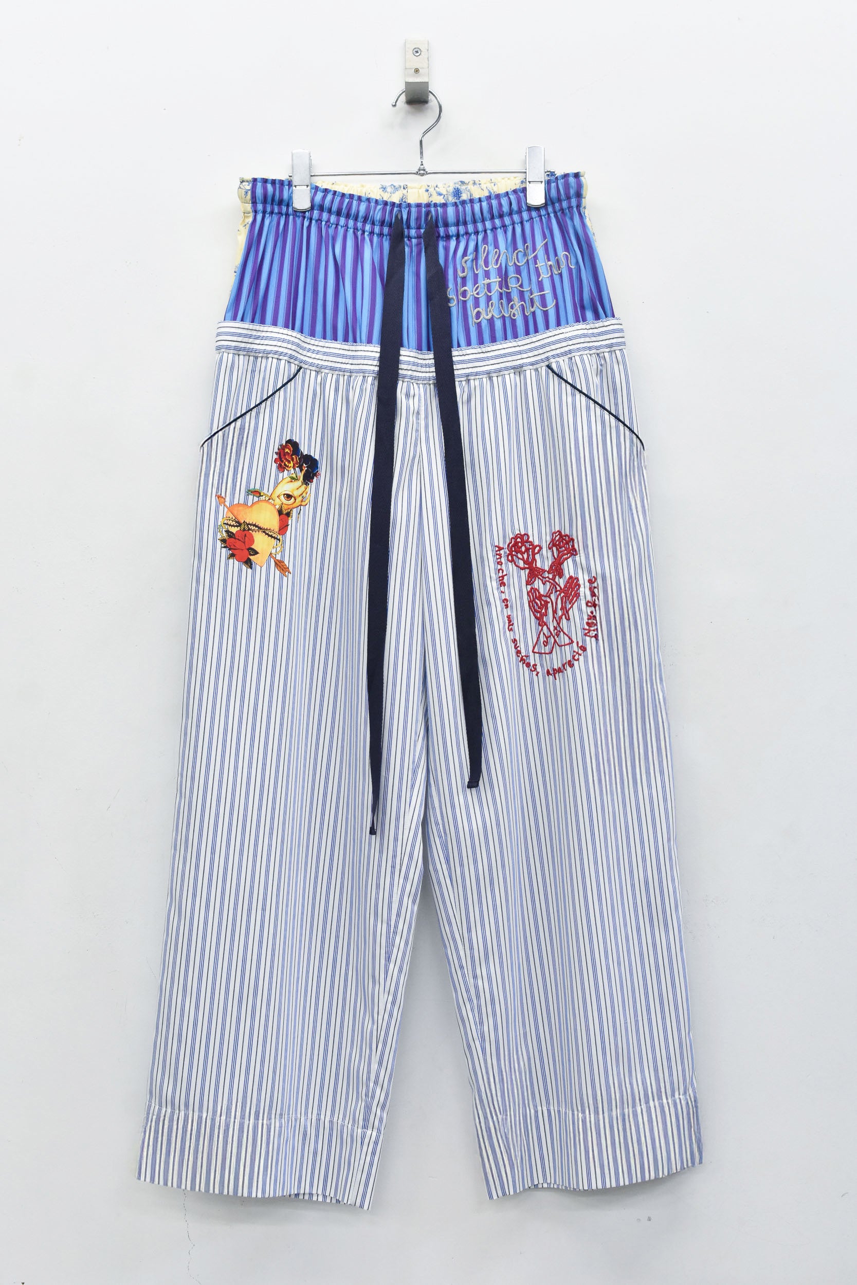 Pajama Pants / Embroidery,Print
