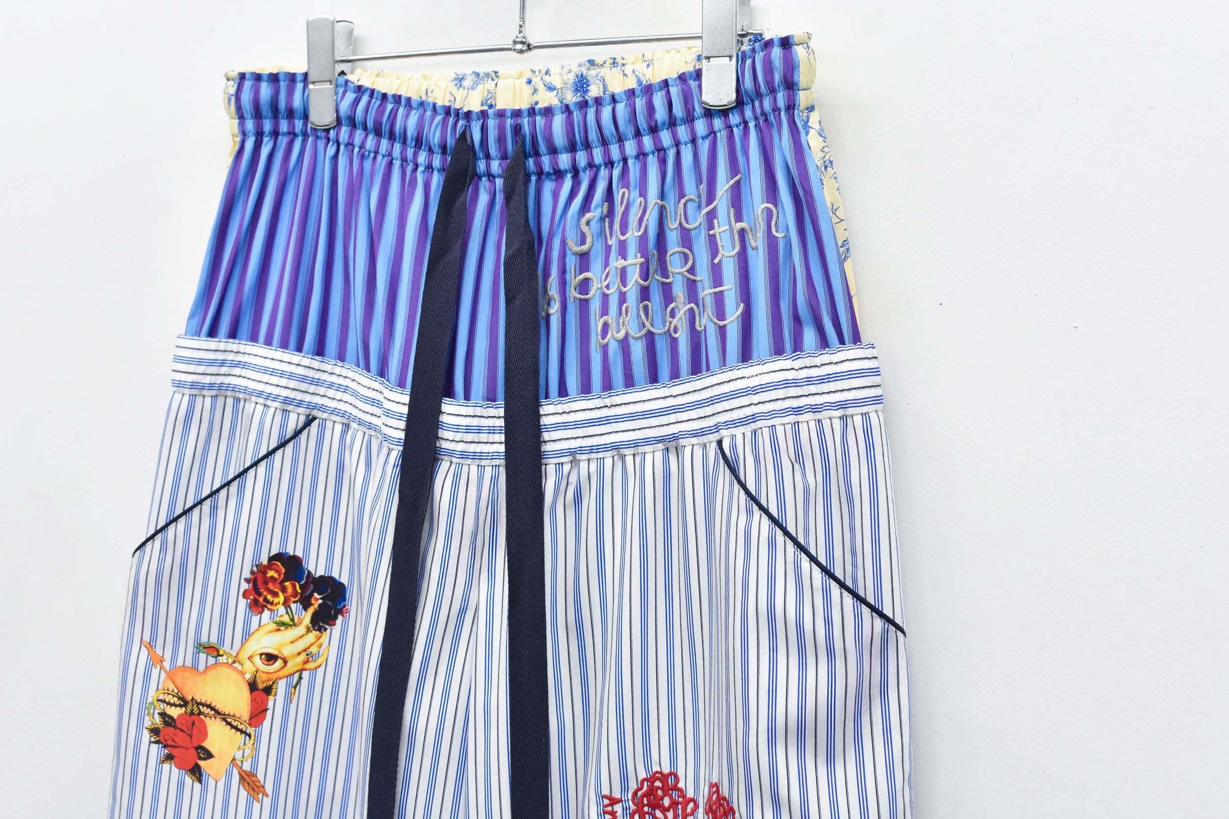Pajama Pants / Embroidery,Print