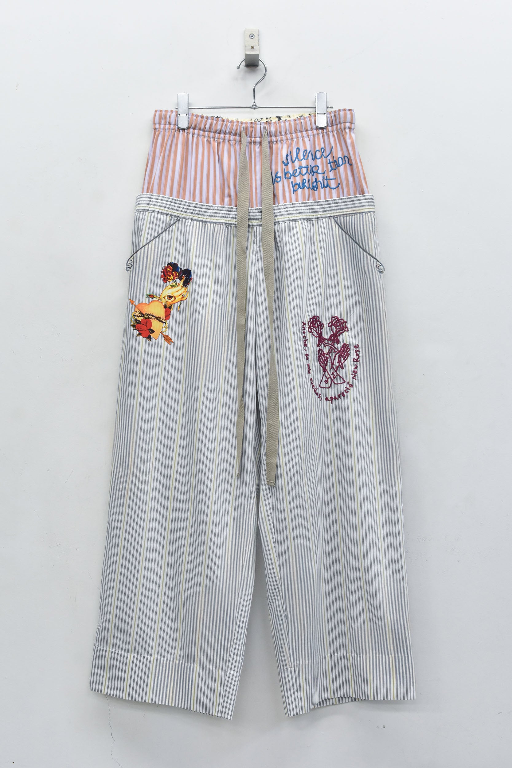 Pajama Pants / Embroidery,Print