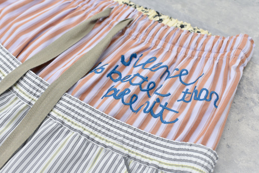 Pajama Pants / Embroidery,Print