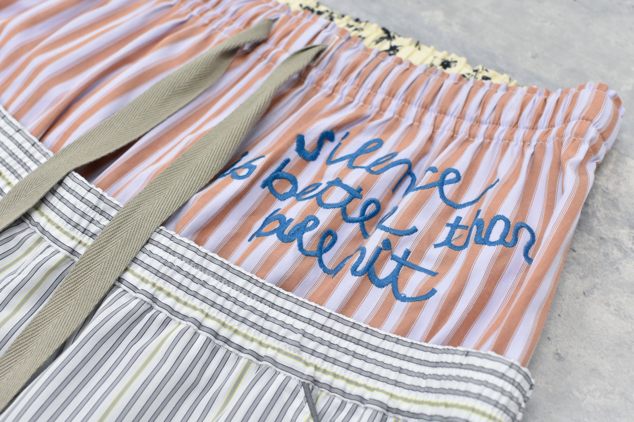 Pajama Pants / Embroidery,Print