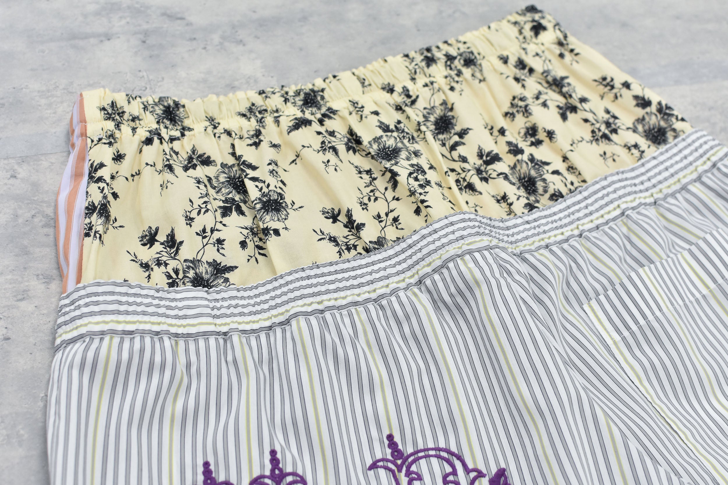 Pajama Pants / Embroidery,Print