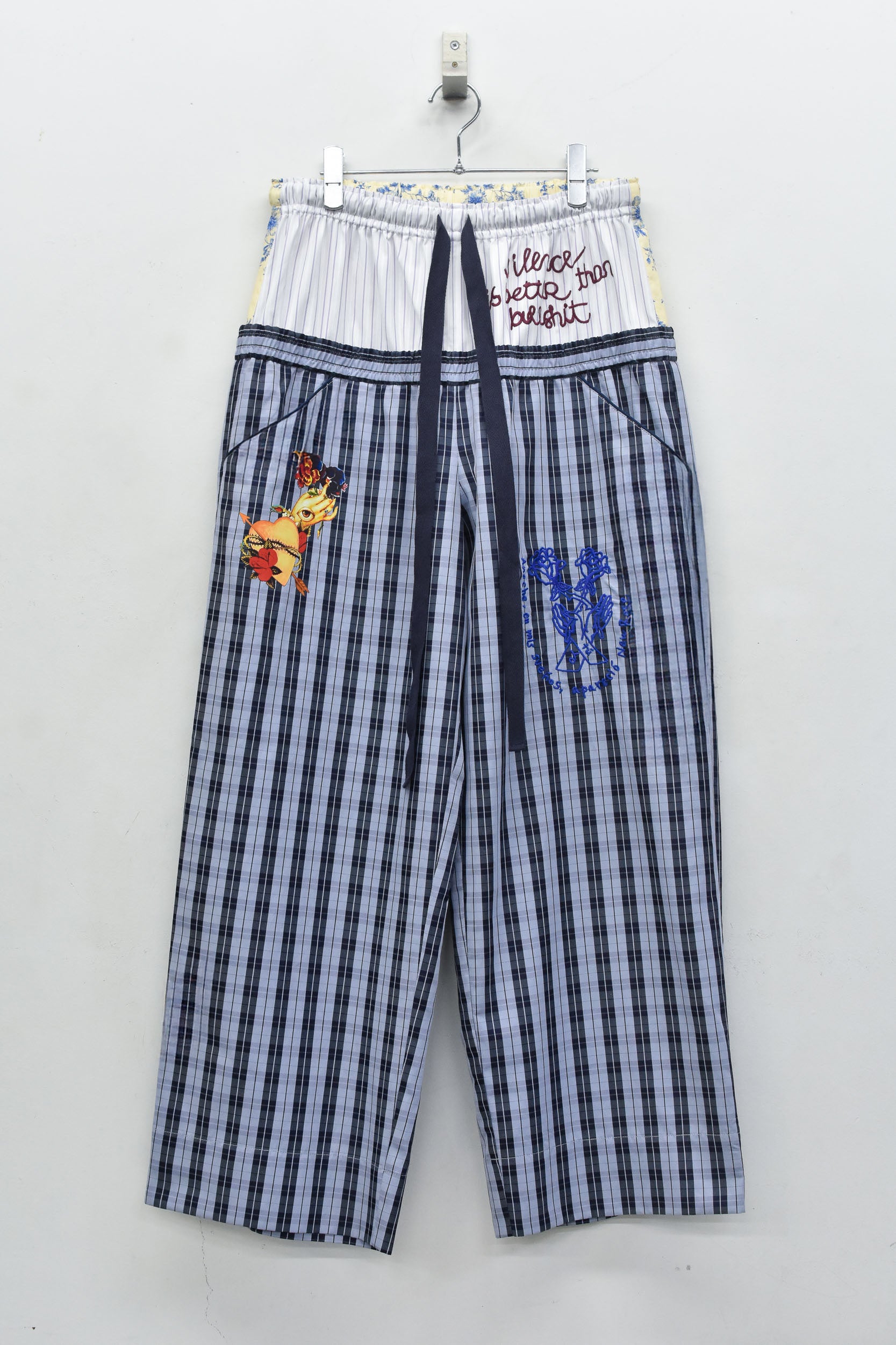 Pajama Pants / Embroidery,Print