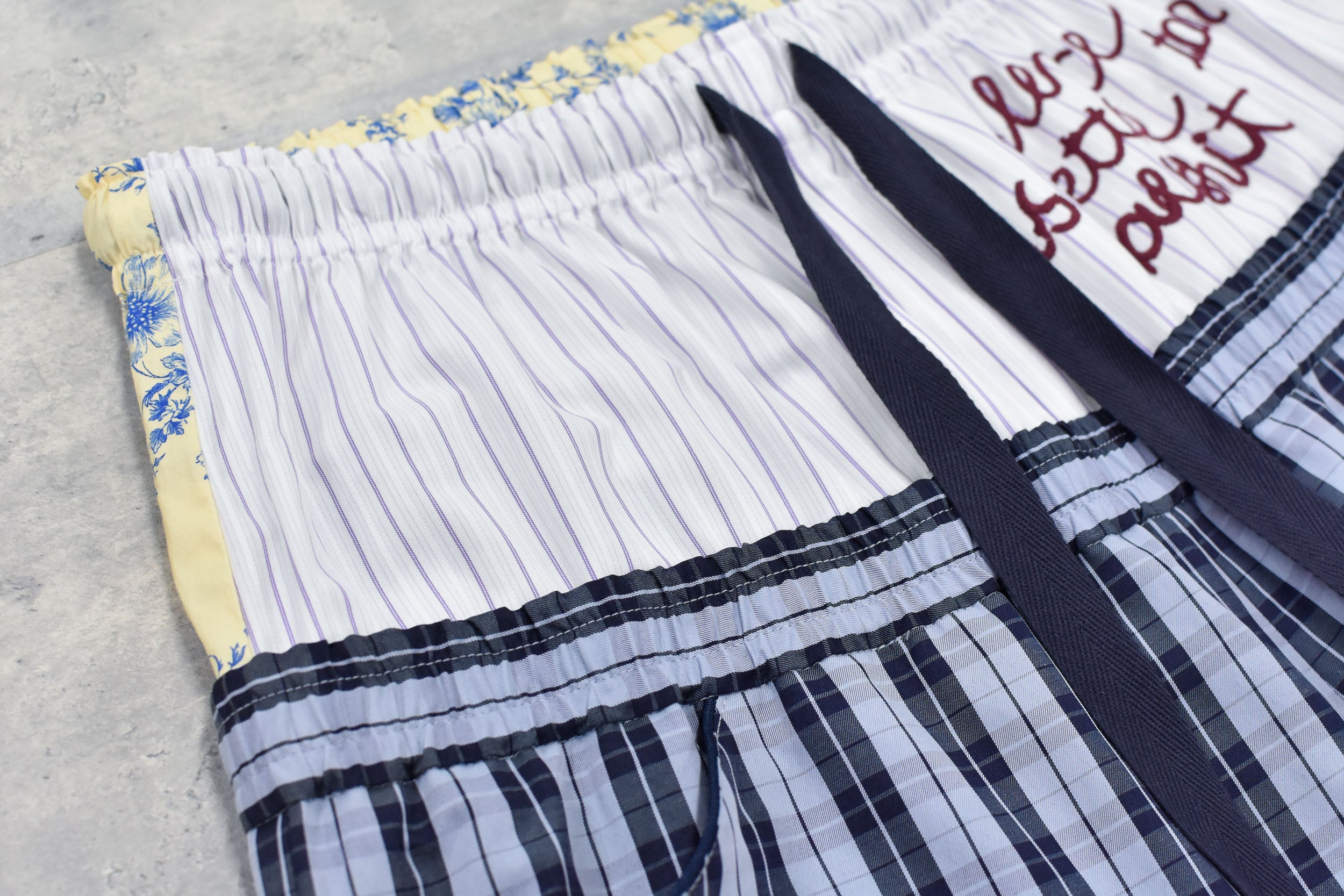 Pajama Pants / Embroidery,Print