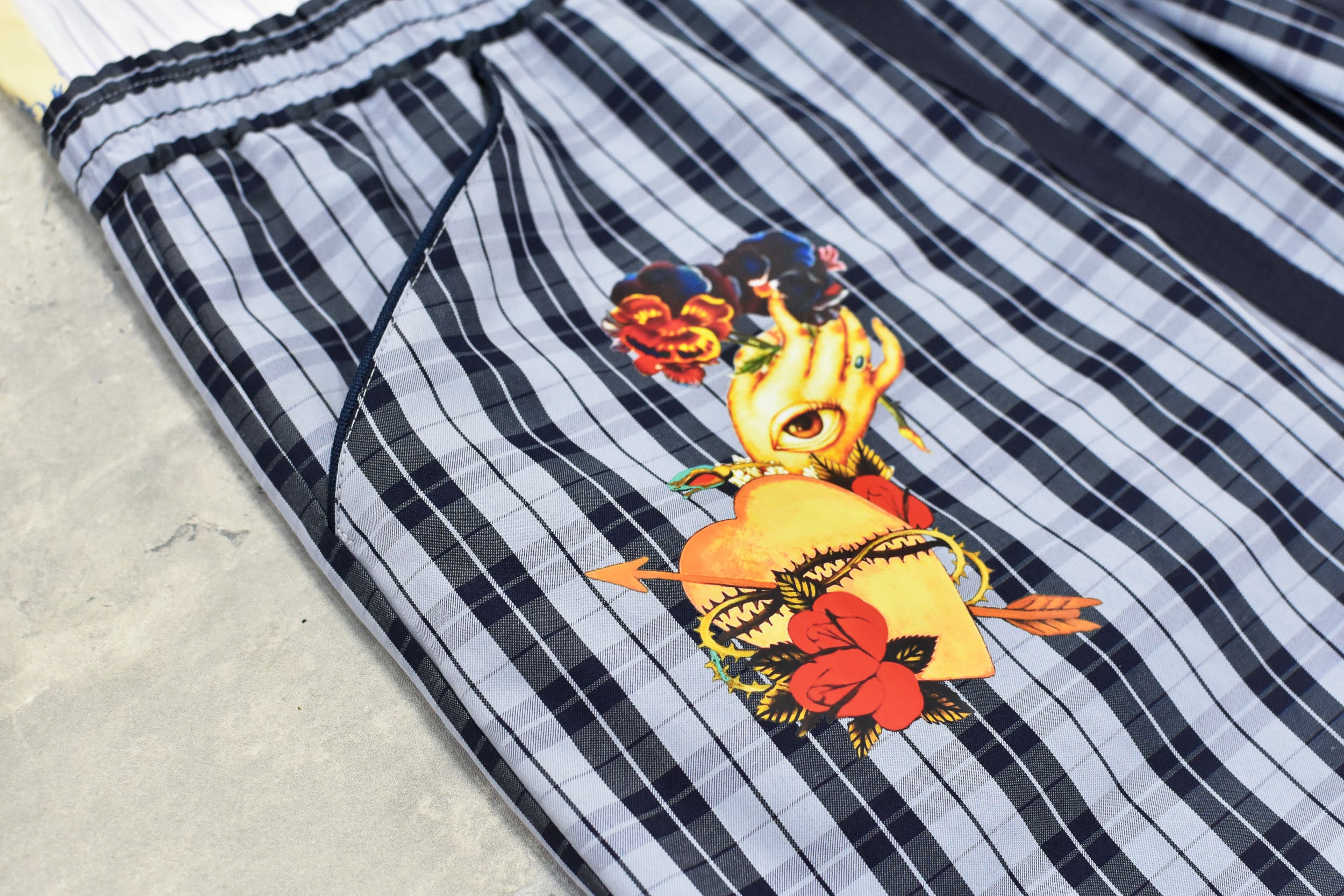 Pajama Pants / Embroidery,Print