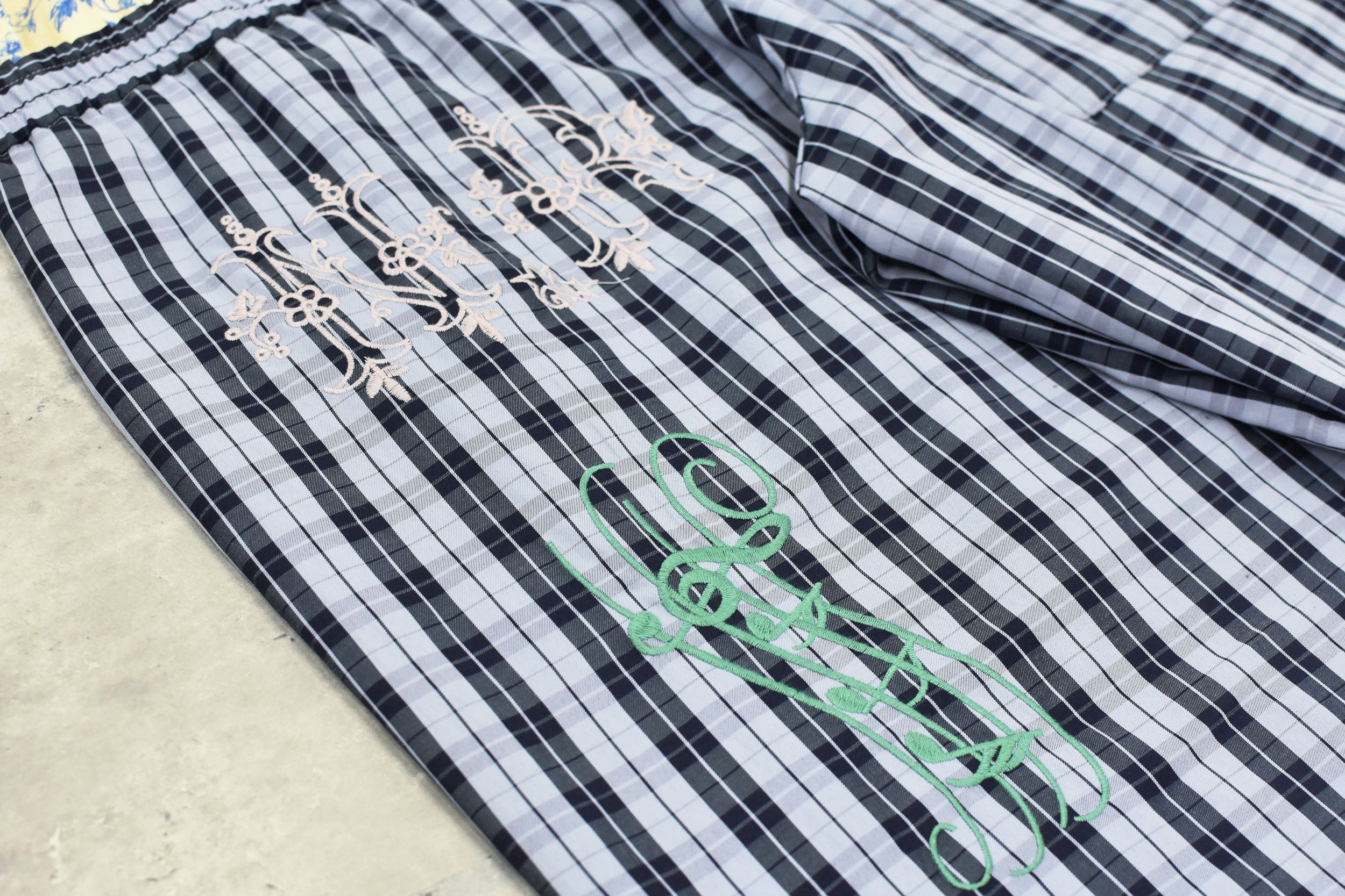 Pajama Pants / Embroidery,Print