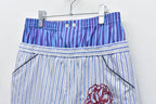 Pajama Shorts / Embroidery