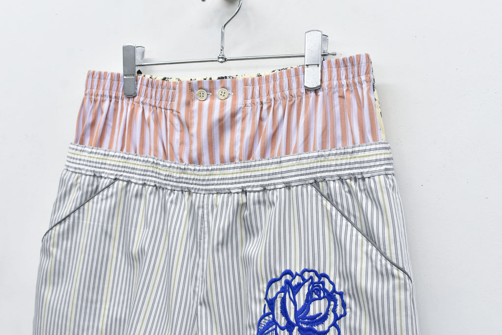 Pajama Shorts / Embroidery