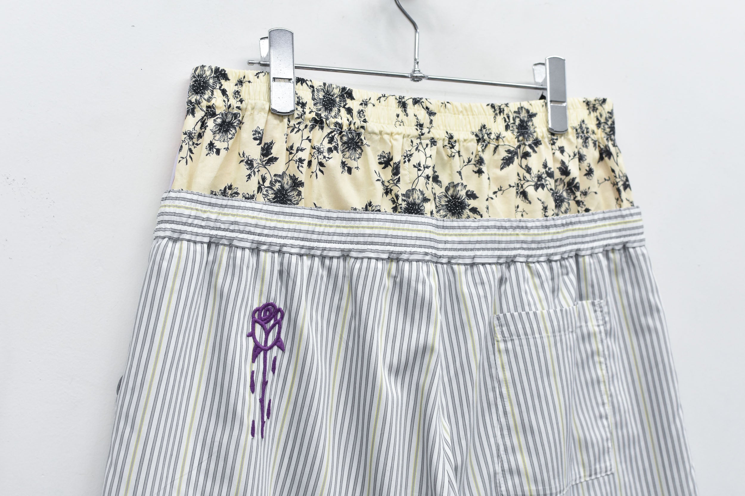 Pajama Shorts / Embroidery