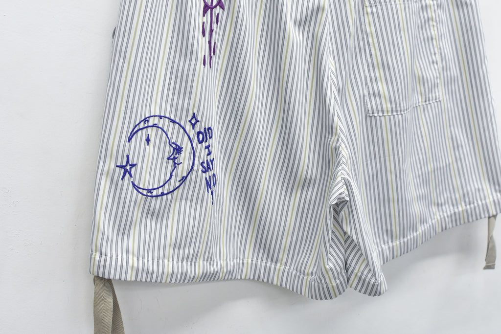 Pajama Shorts / Embroidery