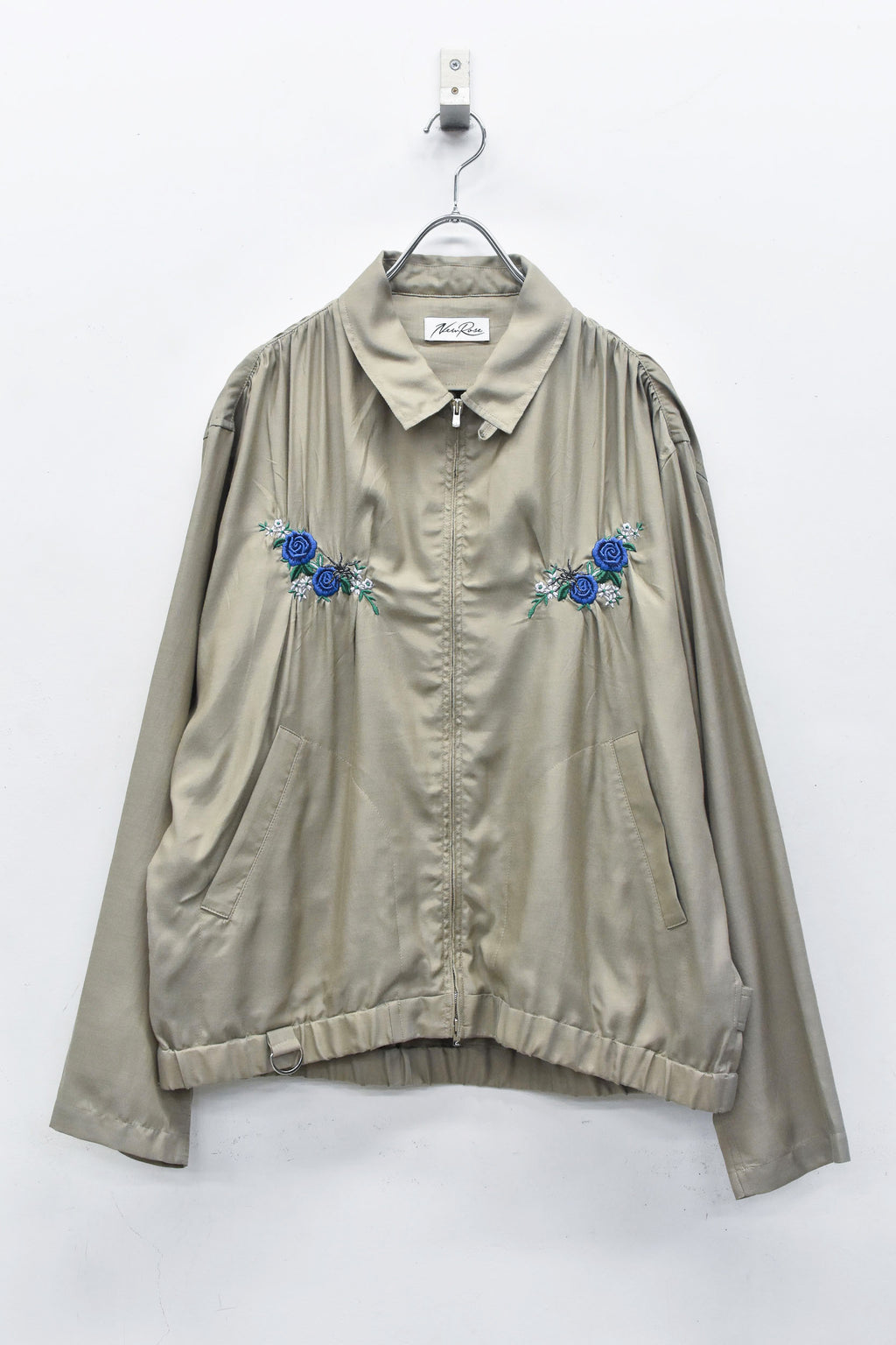 Embroidery Wrinklework Blouson