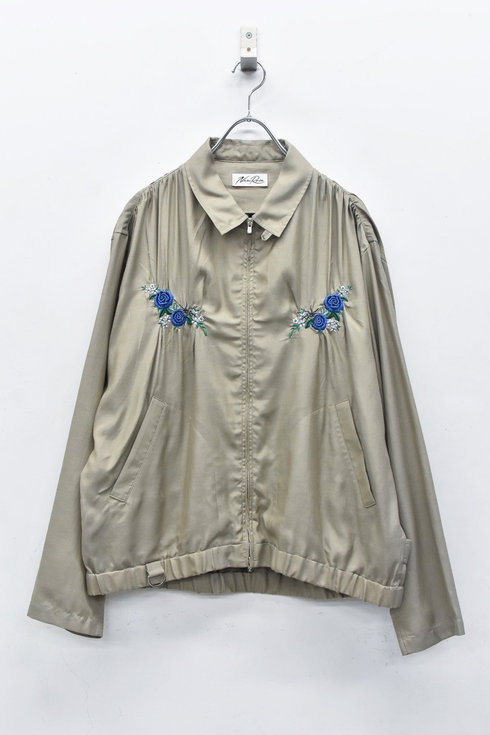 Embroidery Wrinklework Blouson