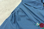 Embroidery Wrinklework Blouson