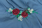 Embroidery Wrinklework Blouson