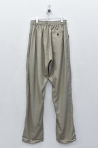Embroidery Wrinklework Tuck Pants