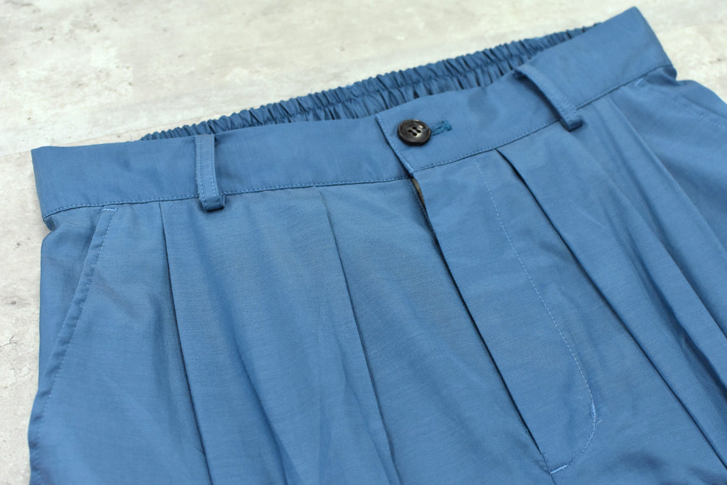 Embroidery Wrinklework Tuck Pants