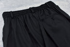 Embroidery Wrinklework Tuck Pants