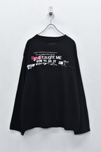 Letter Embroidery Long Sleeve Shirt